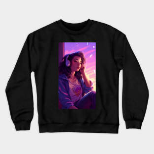 Lofi Girls Dreamscapes Crewneck Sweatshirt